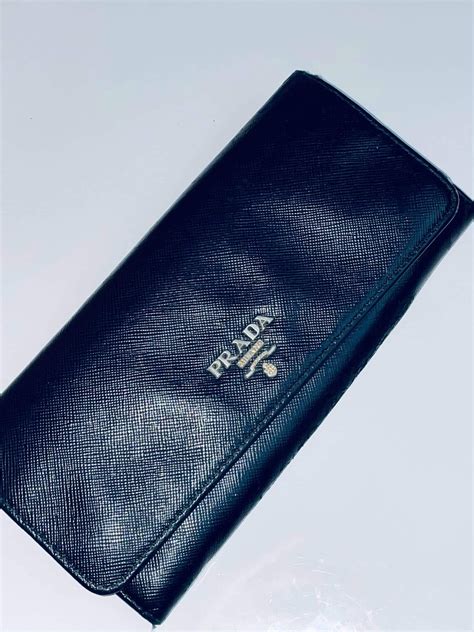 prada clearance wallet|authentic prada wallet sale.